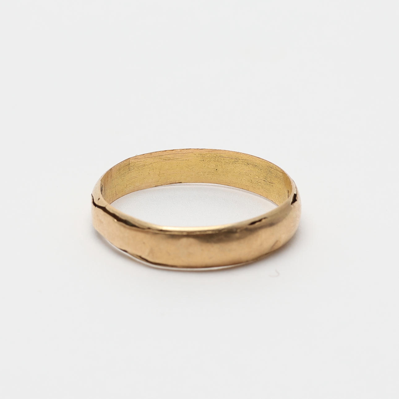 RING, guld 18K, Sverige 1877.