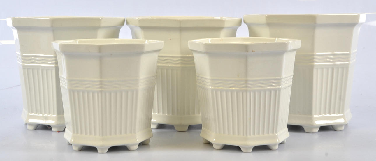 YTTERFODER 5 st. Porslin. Prins Eugene "Waldemarsudde" Gustavsberg.