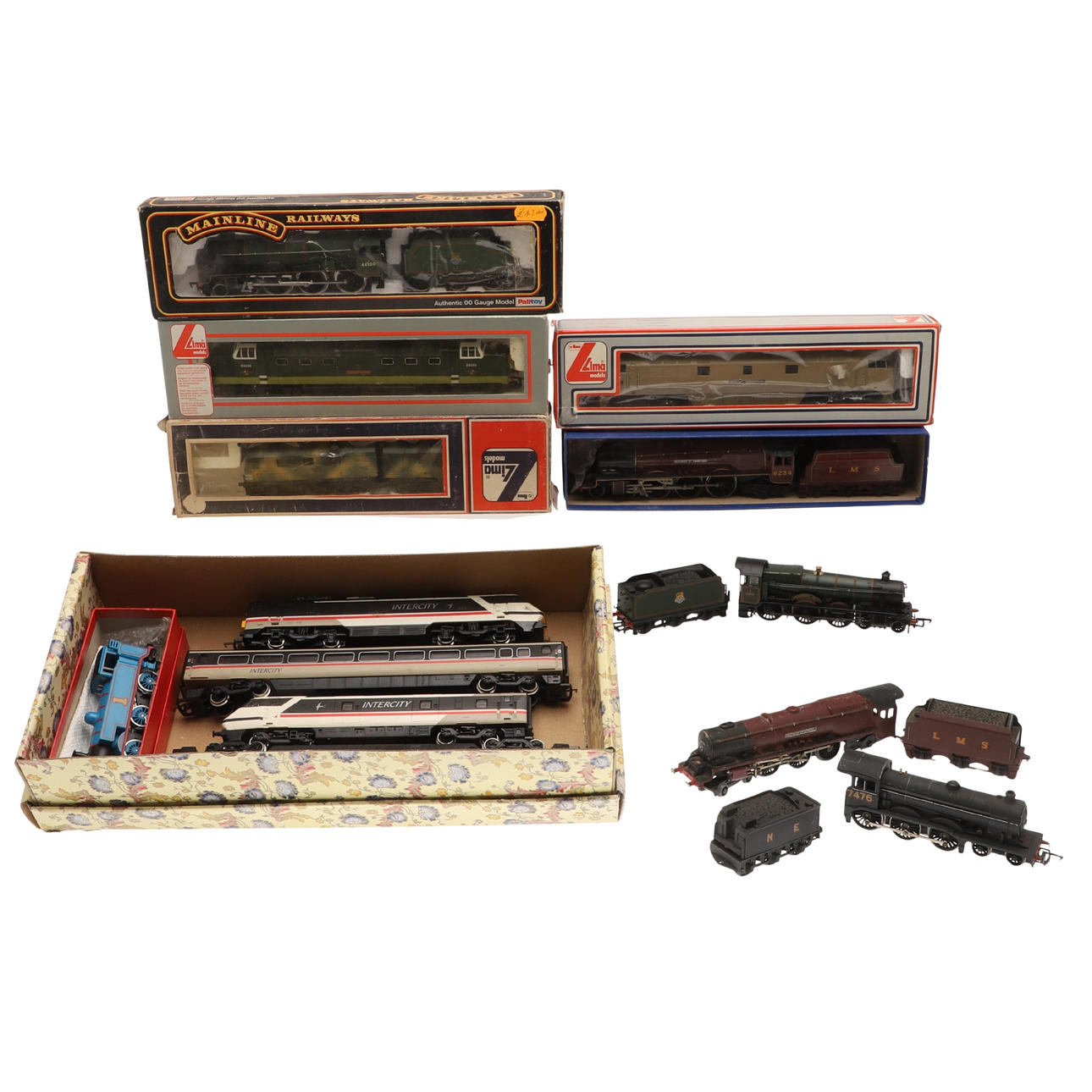 BOXED & UNBOXED LOCOMOTIVES.