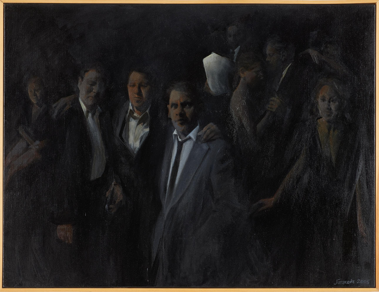 "Polare", oil on canvas, signed and dated 2005.