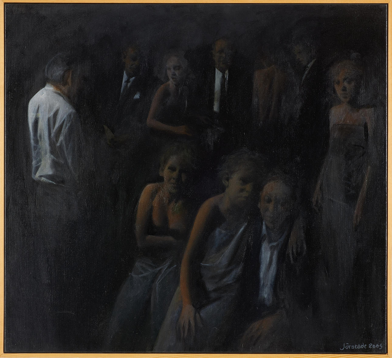 KJELL JÖRSTEDT. "Förhoppning", oil on canvas, signed and dated 2005.