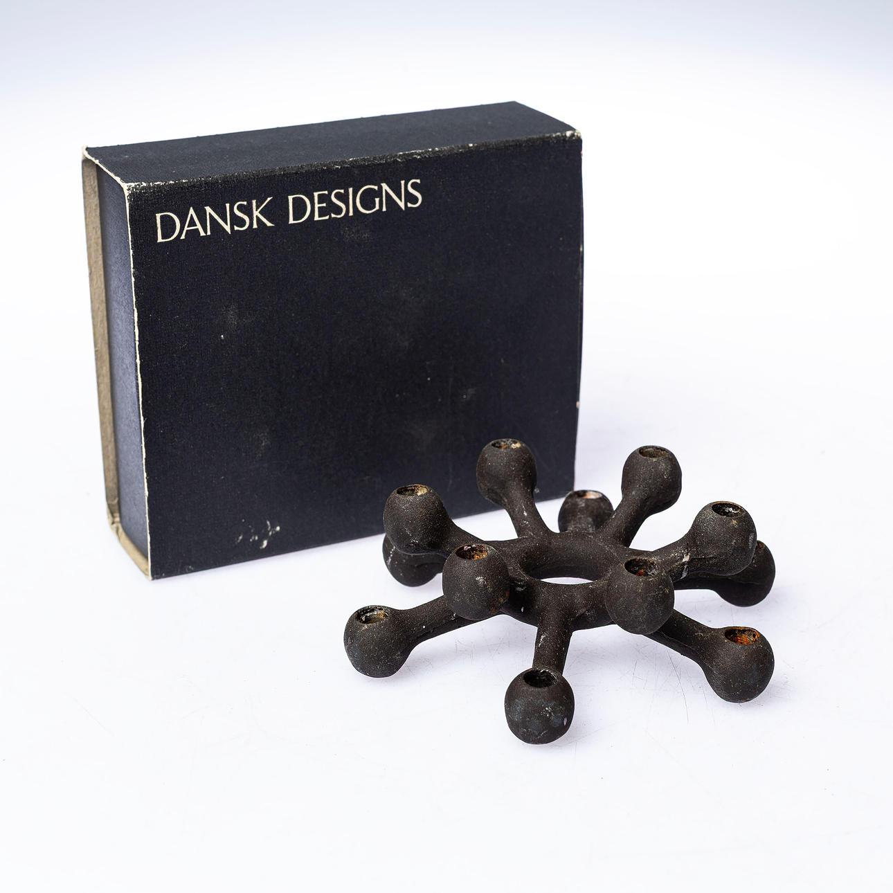 JENS QUISTGAARD, ljusstake, gjutjärn, Dansk design.