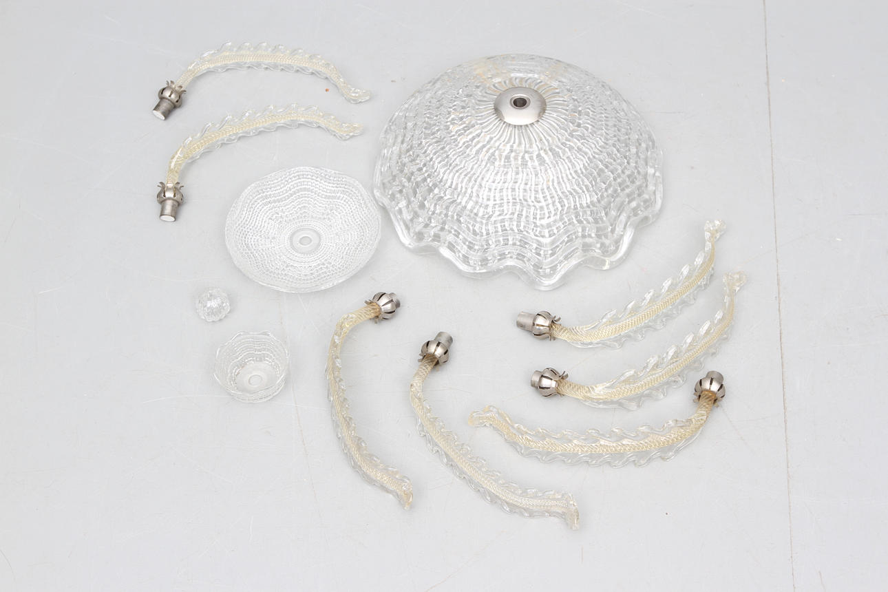 LAMPDELAR, Orrefors 1940-tal.