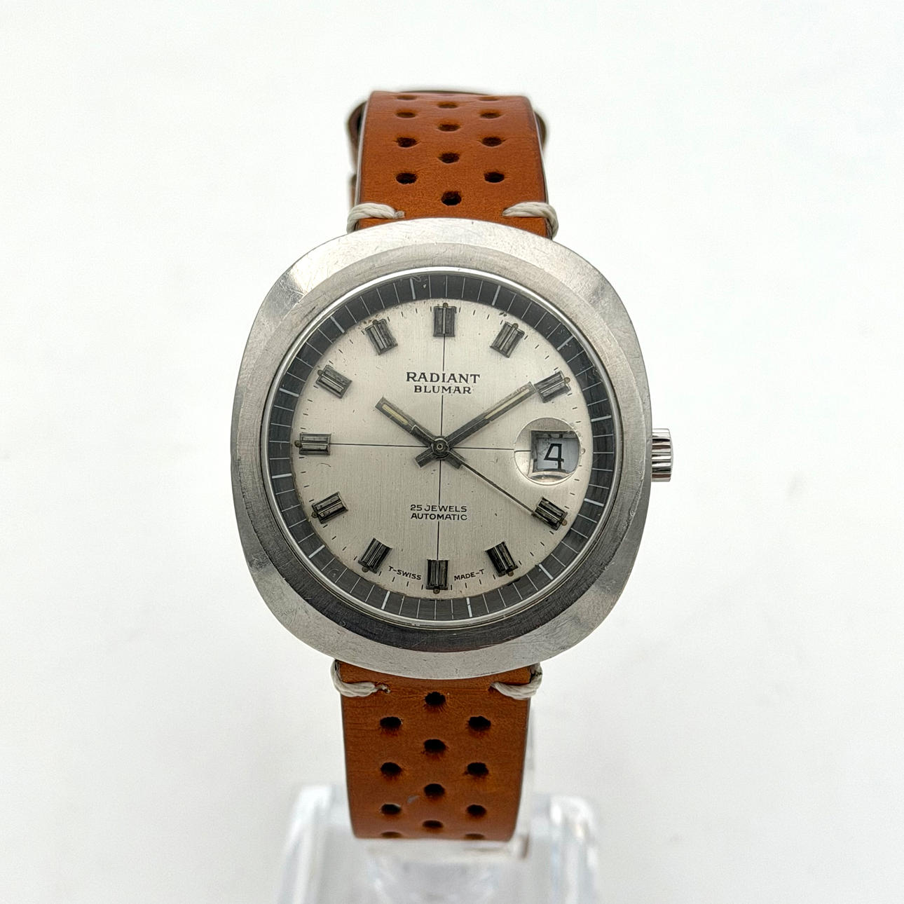 RADIANT BLUMAR, wristwatch, 1970s, automatic, steel.