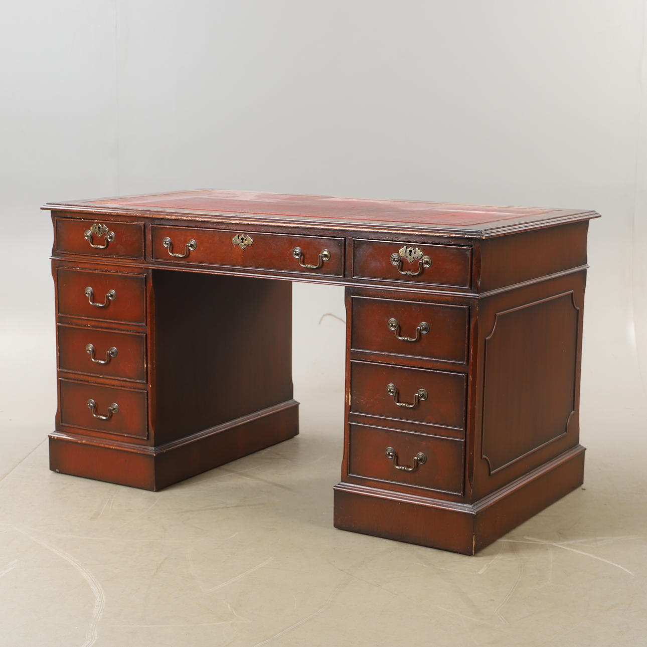 SKRIVBORD, mahogny, engelsk stil.