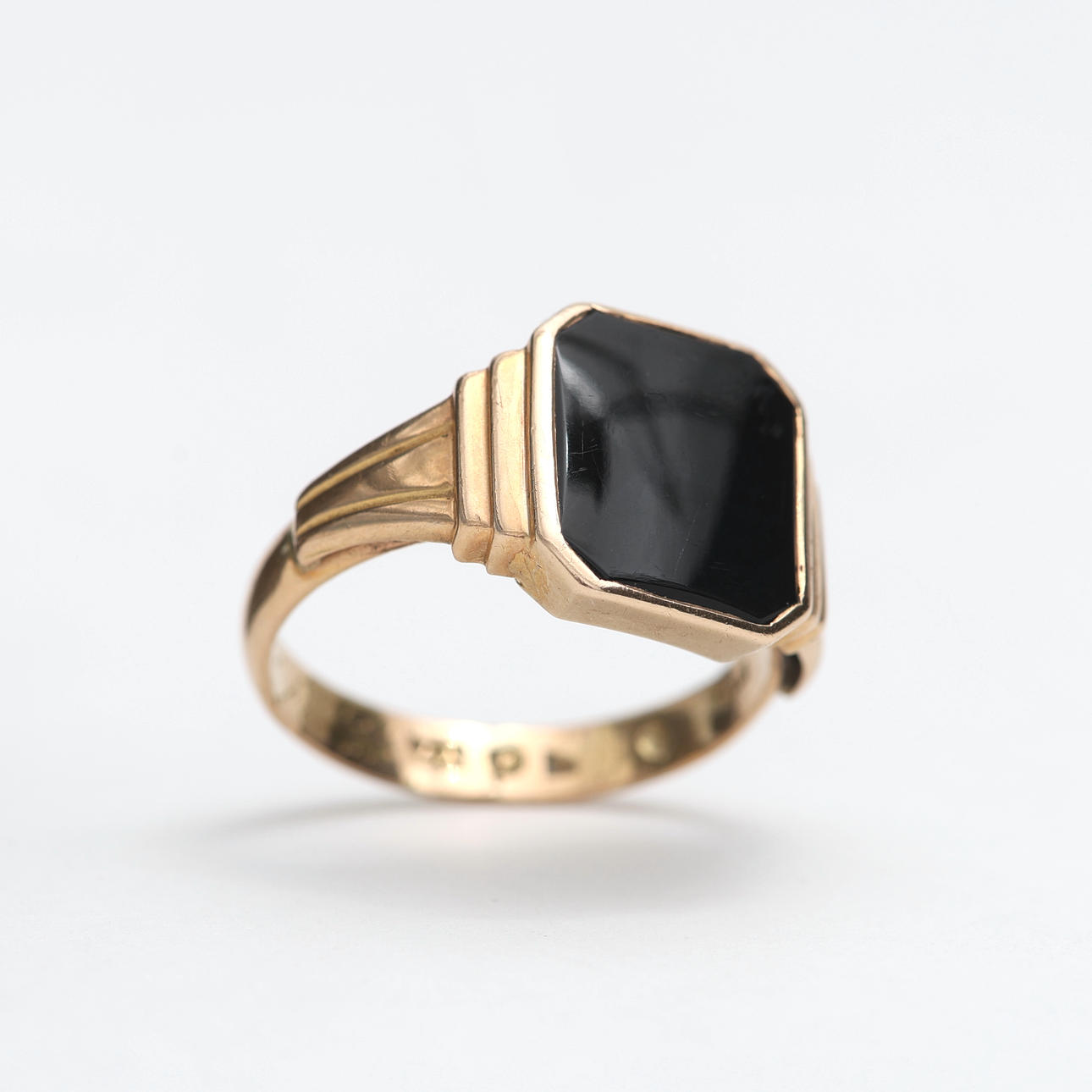 KLACKRING, 18 k guld, 7,29 gram, 1925.