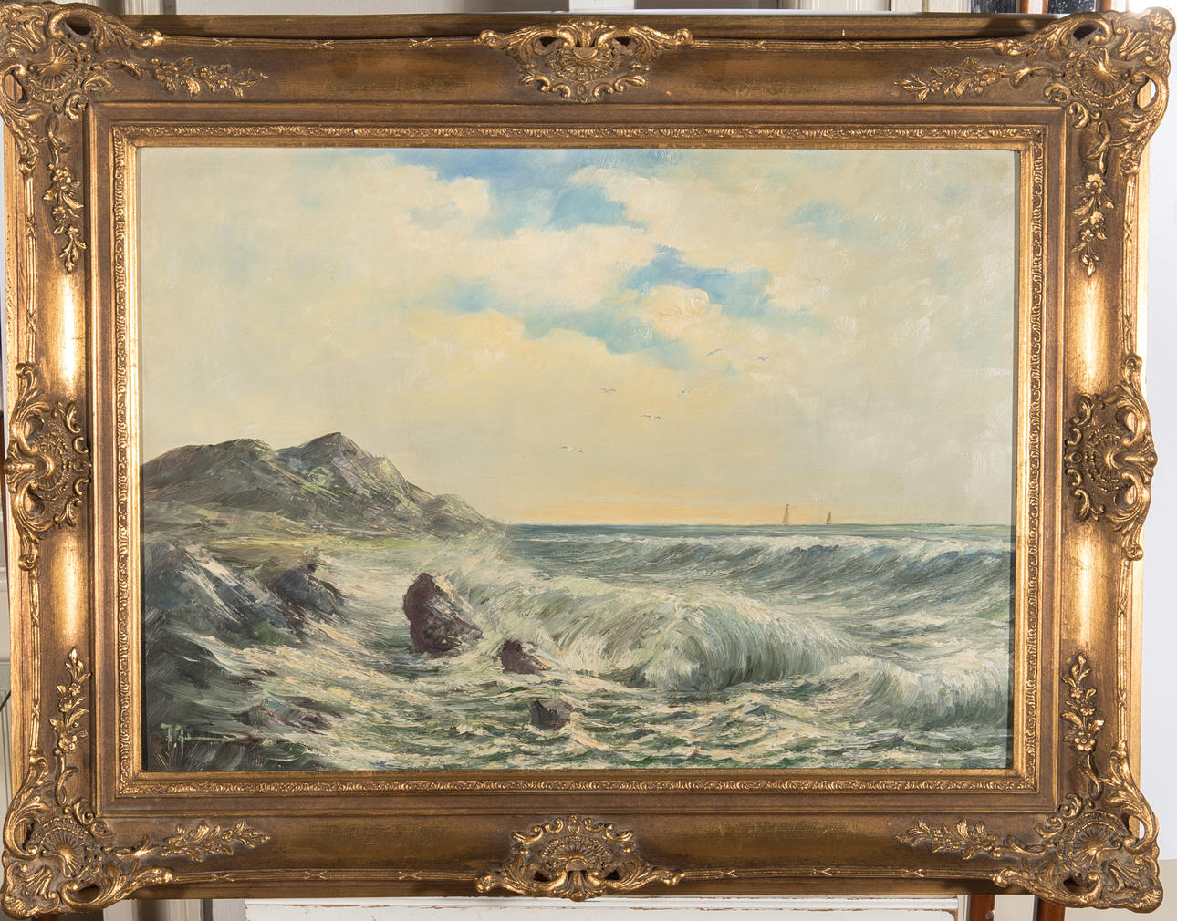 J. JENSEN. Küstenlandschaft.