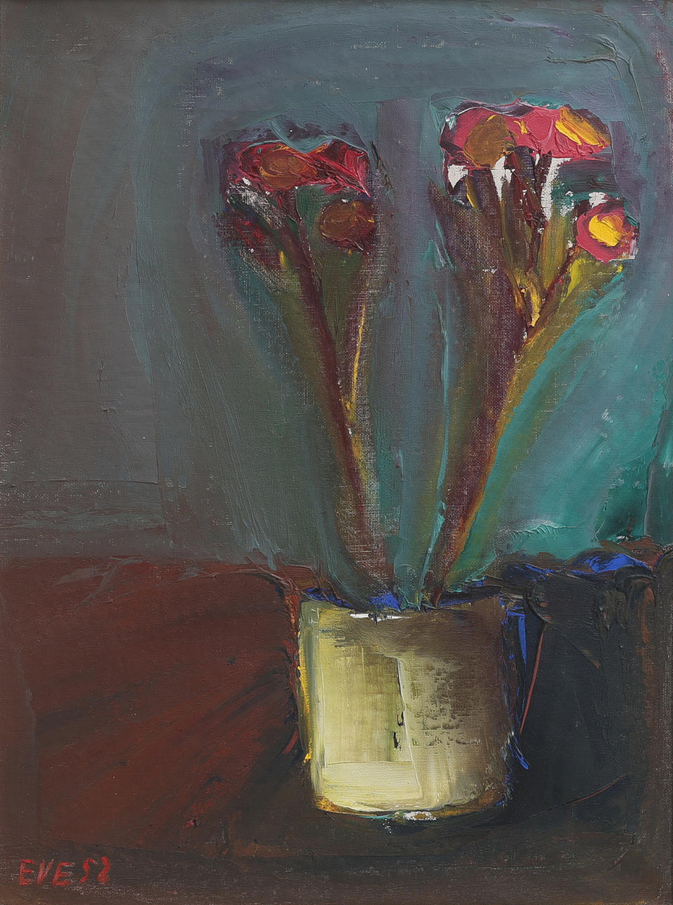 EVE ERIKSSON. BLOMSTERSTILLEBEN.
