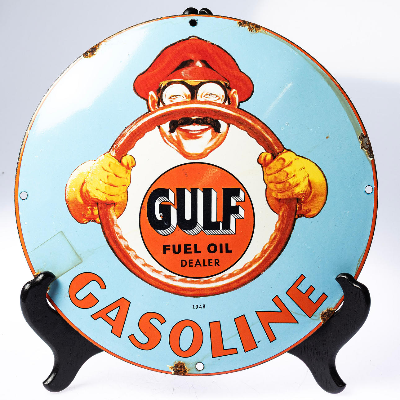 EMALJSKYLT, Gulf Gasoline.