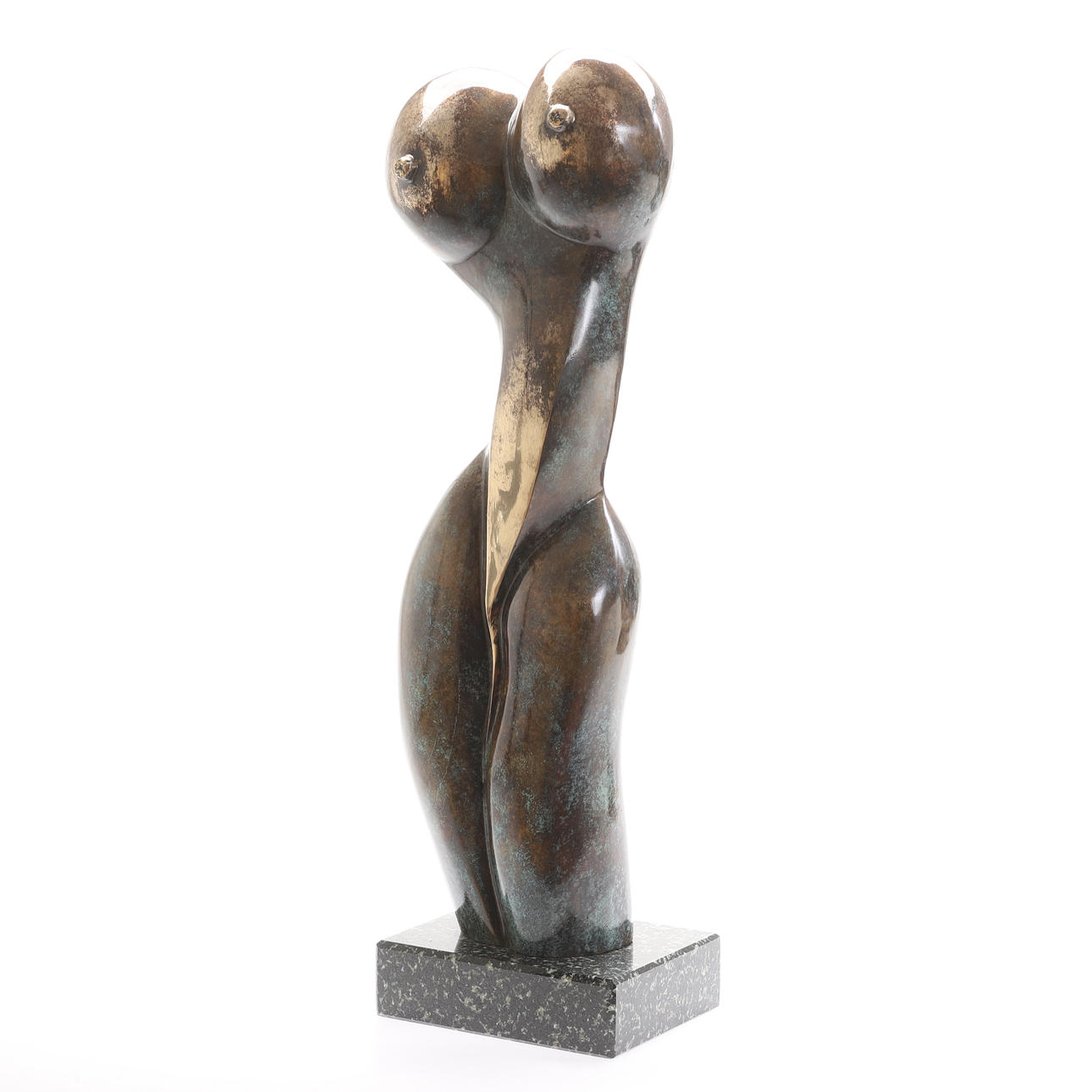 STAN WYS. Sculpture, bronze, signed.
