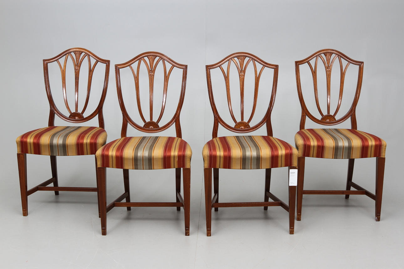 STOLAR, 4 st, sengustaviansk-stil, 1900-tal.