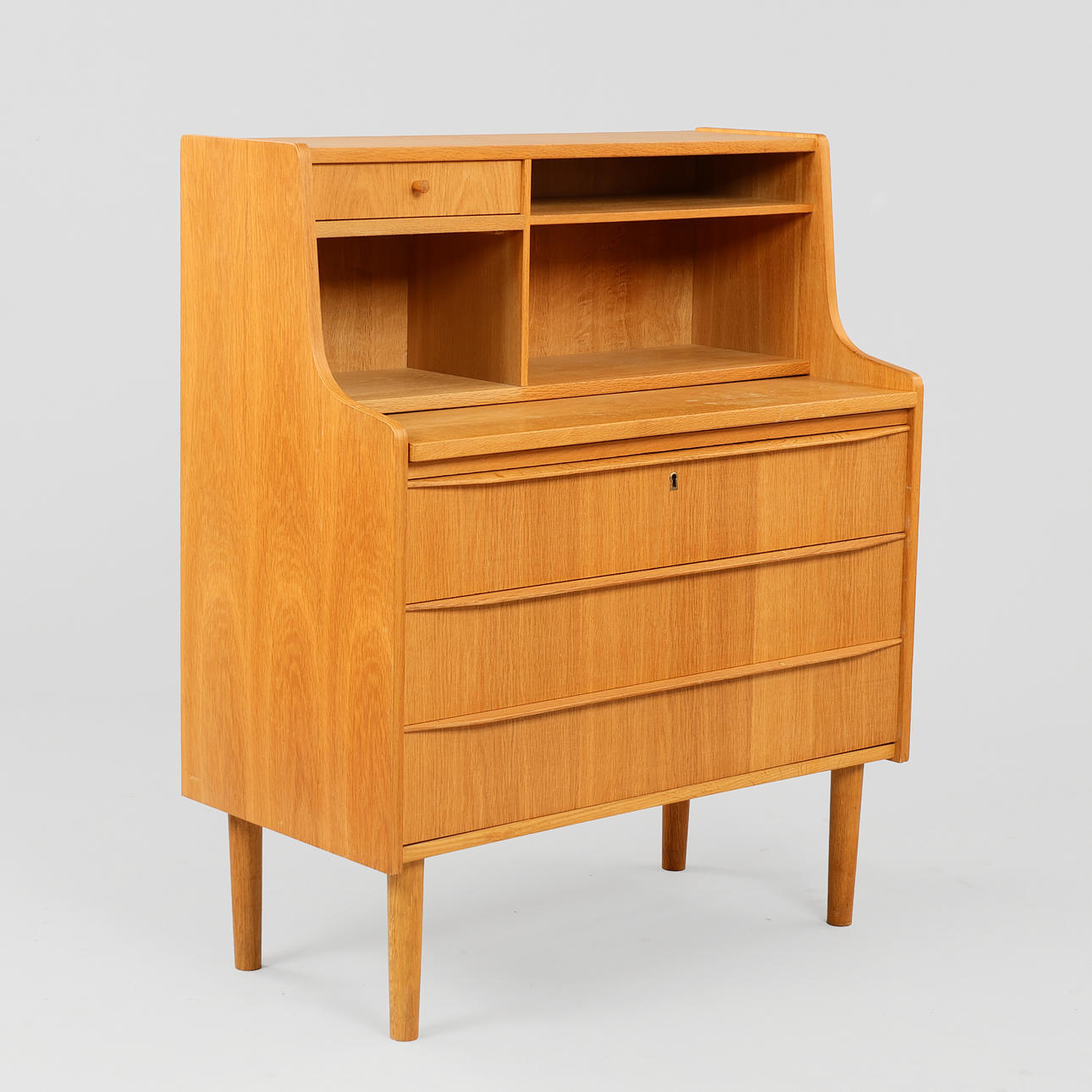DANISH FURNITURE MANUFACTURER. Secretary desk in oak, 1960s, Denmark.