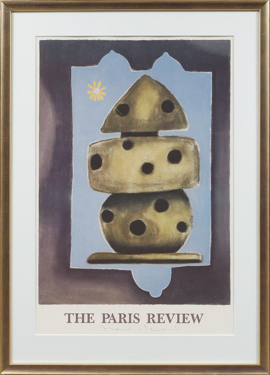 REPRODUKTIONSTRYCK, efter Francesco Clemente.