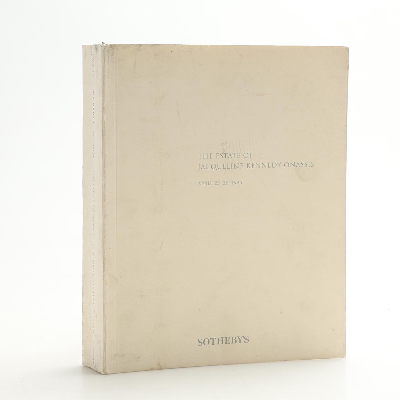 AUKTIONSKATALOG "The Estate of Jacqueline Kennedy Onassis April 23 - 26, 1996." Sotheby's.