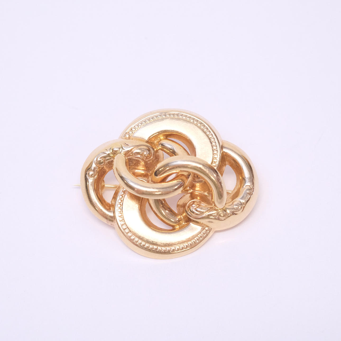 BROSCH, 18K GULD.
