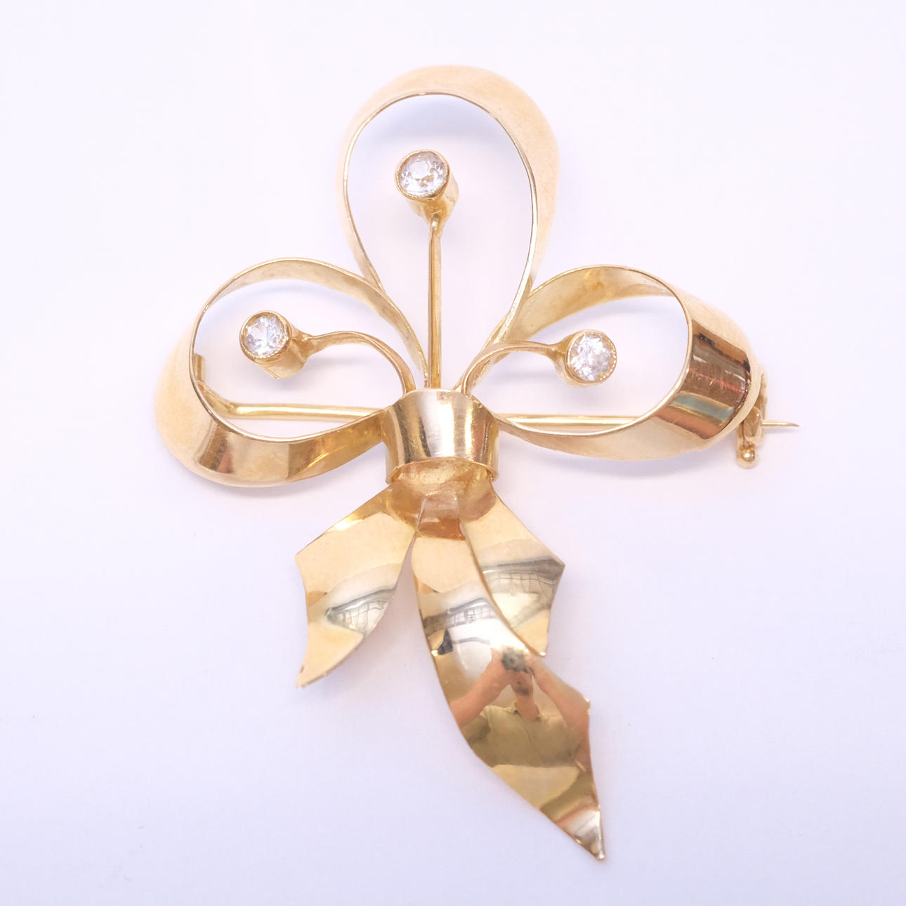BROSCH, 18K GULD.