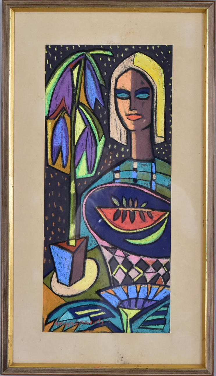 NANCY NÖMMEOTS. Pastell.