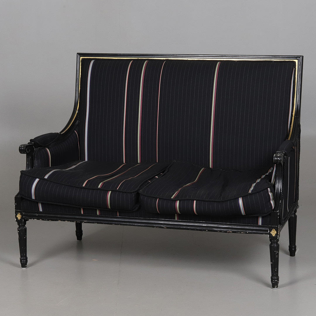SOFFA, trä, textil, sengustaviansk stil.