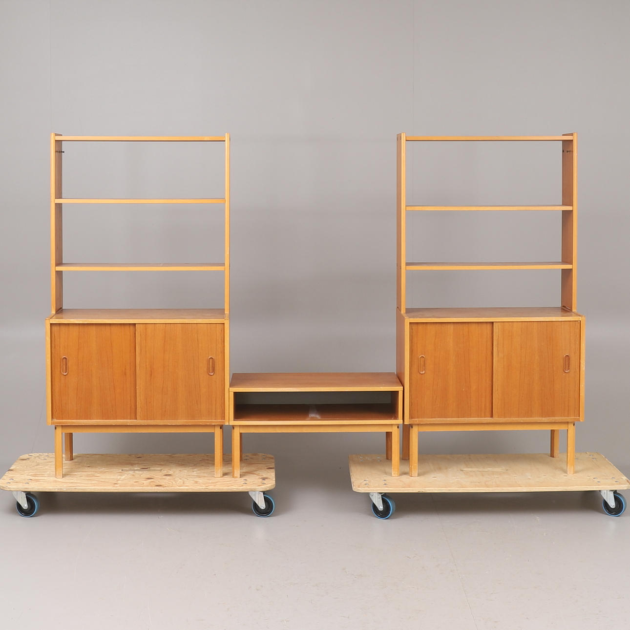 BOKHYLLA, teak, 1950/60-tal.