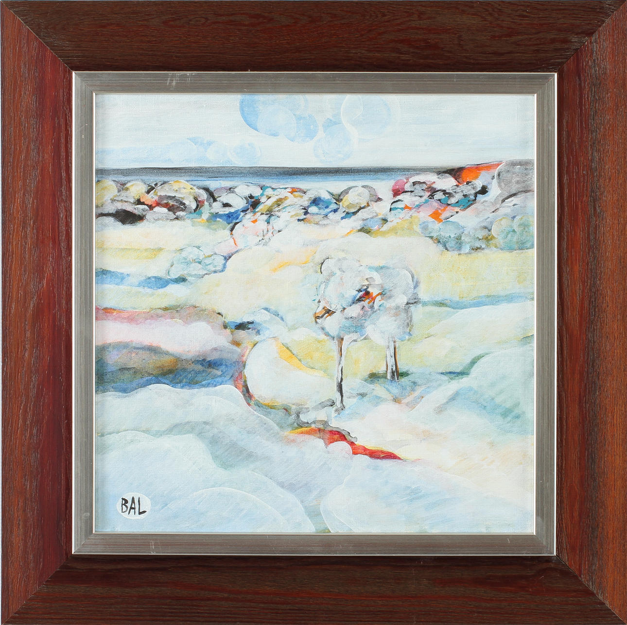 BENGT ARNE LINDEROS. Olja på duk, signerad BAL.