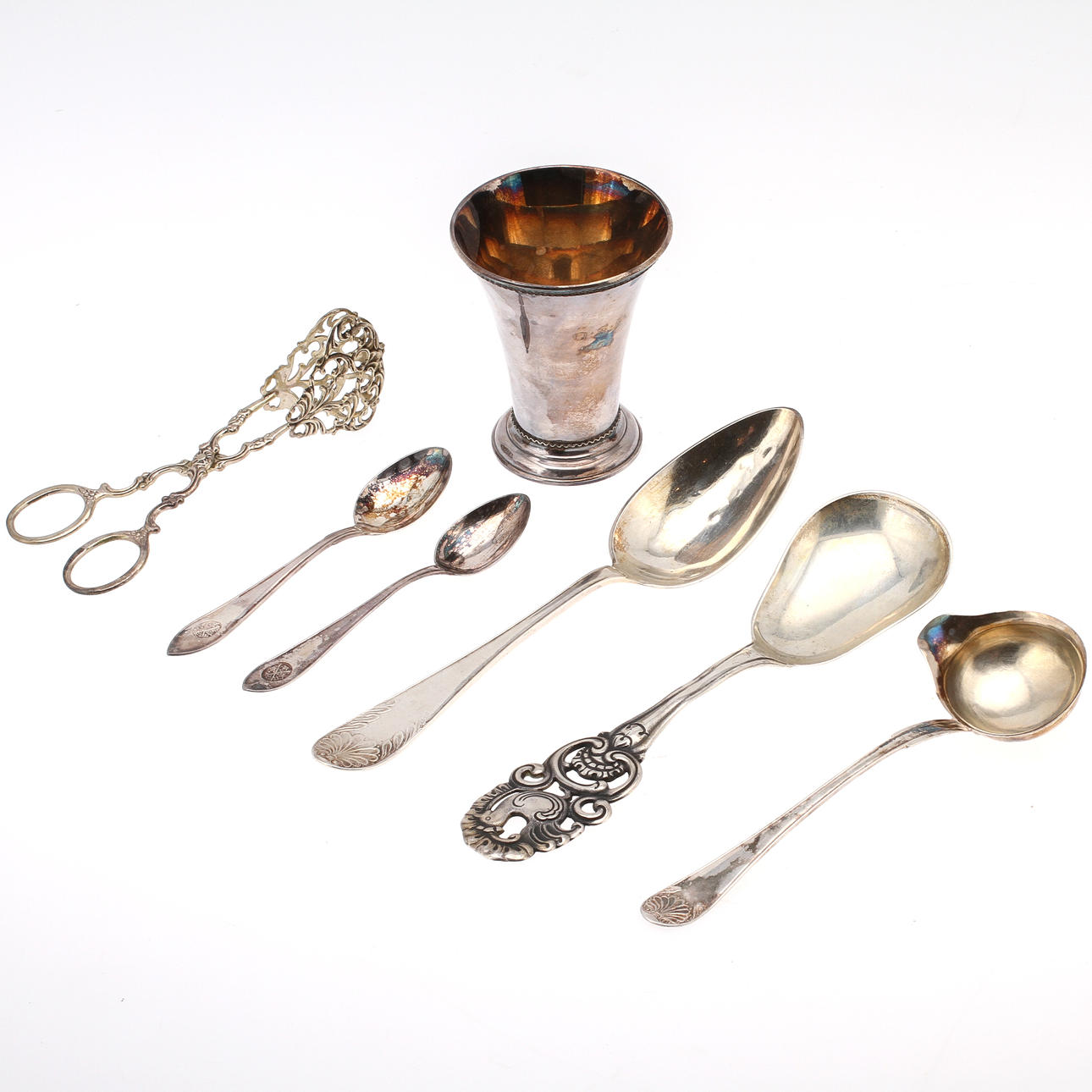 SILVER, 7 delar, 280 gram.