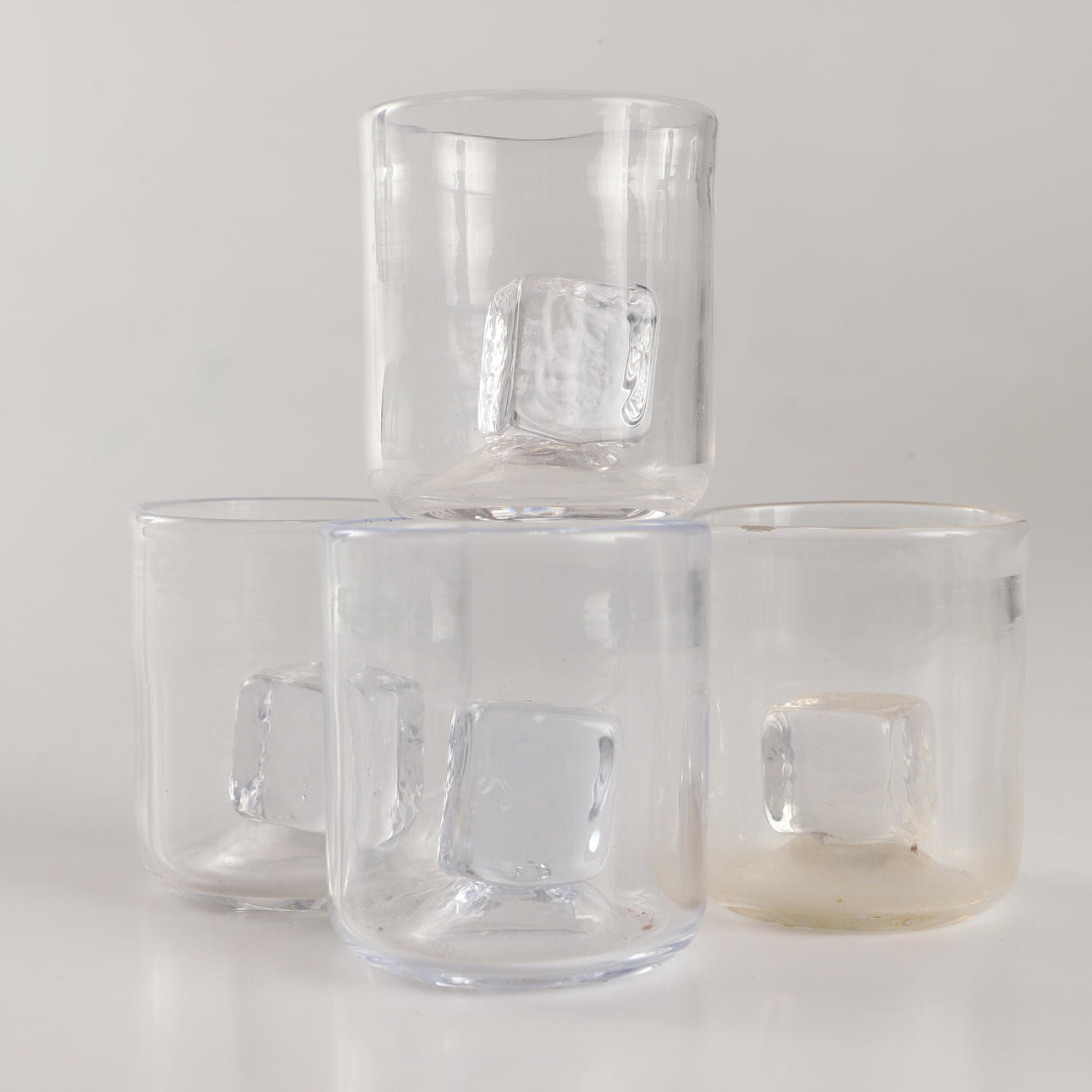 ANDERS WINGÅRD. Whiskeyglas, 4 stycken, glas, isbitsglas, Baskemölla.