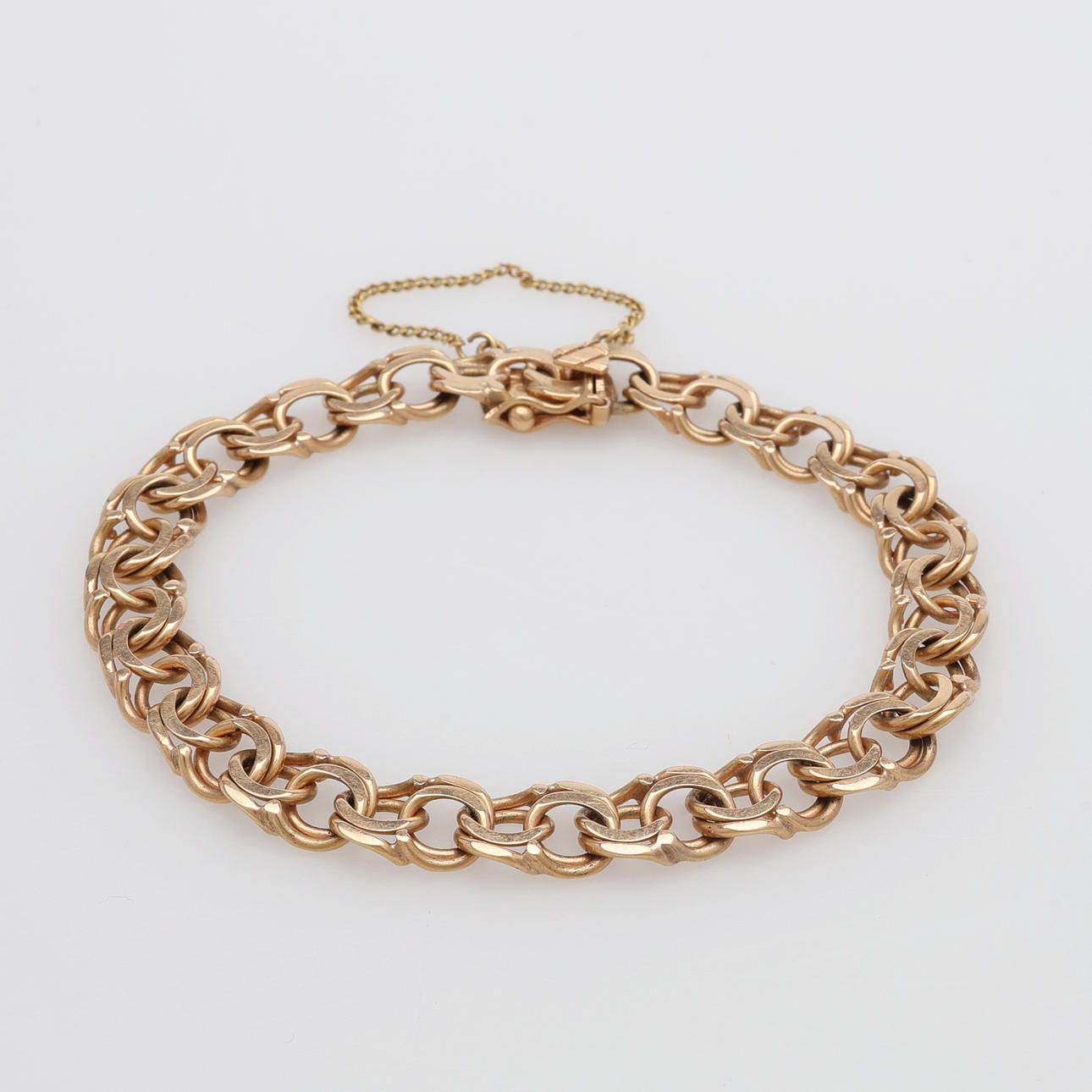 ARMBAND, 18 K GULD, BISMARKLÄNK, 19,1 g.