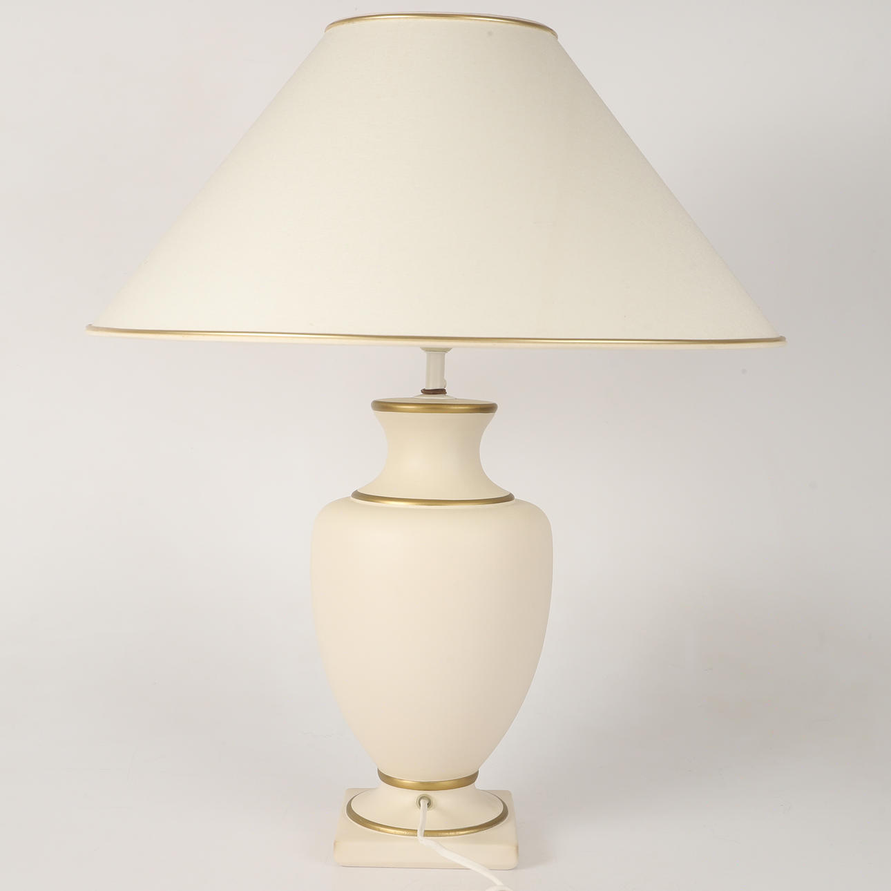 BORDSLAMPA, gips/konstmassa.