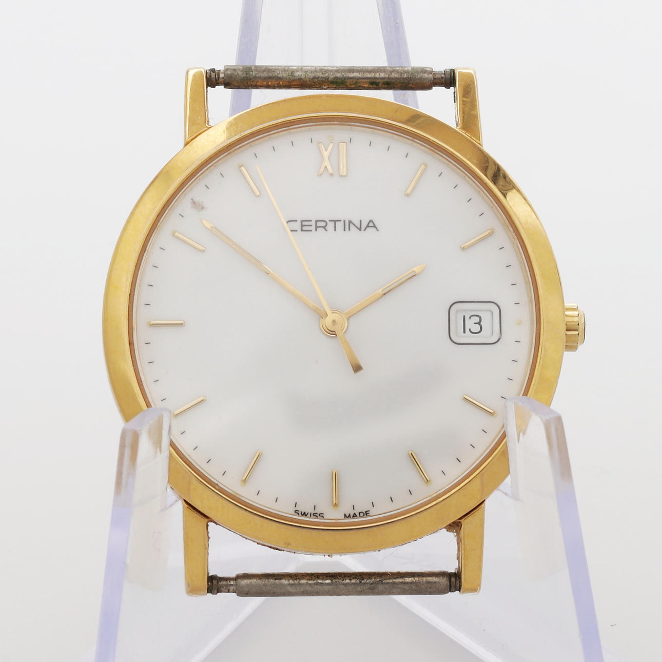 ARMBANDSUR, Certina, guld på stål.