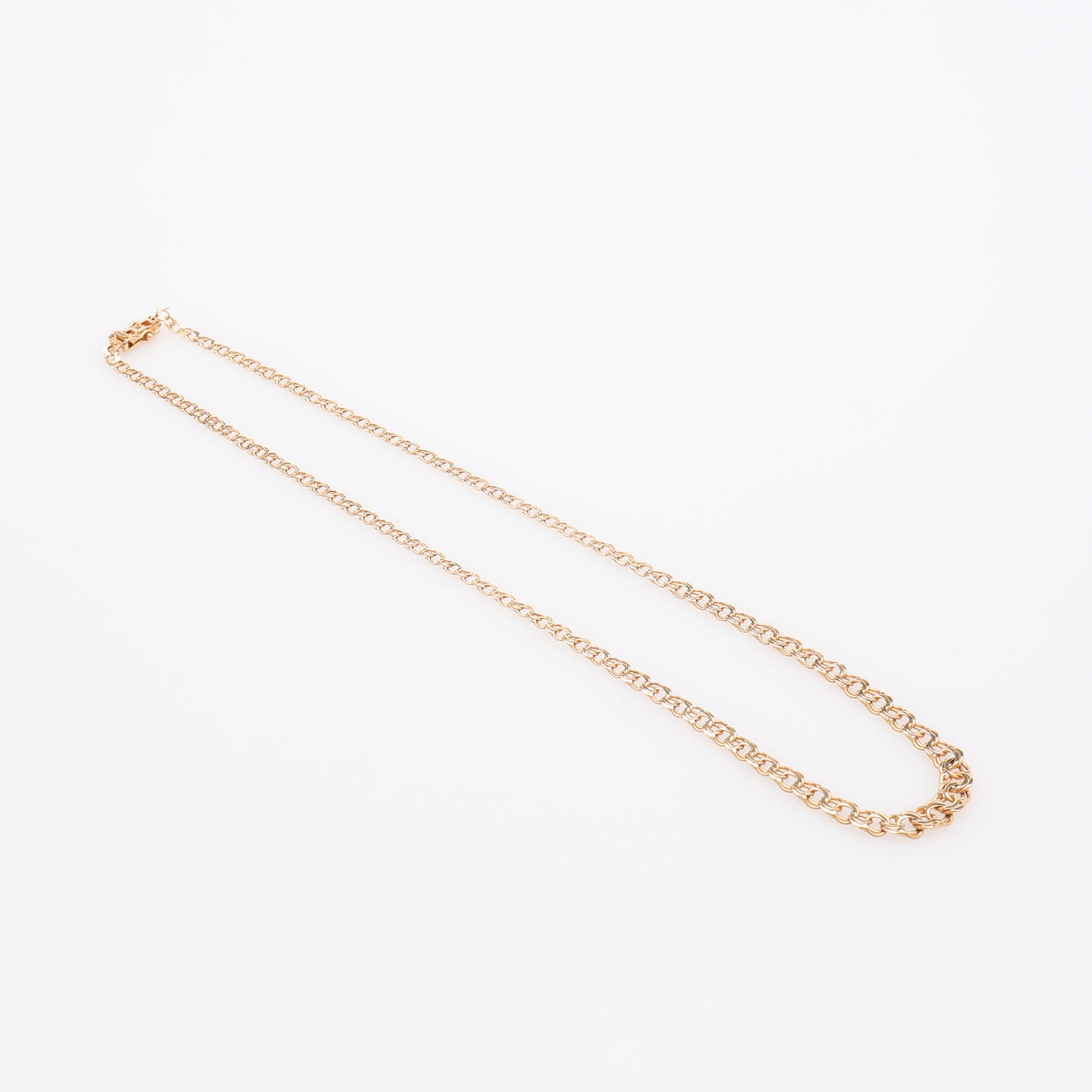 COLLIER, 18K GULD, DOSERAD BISMARCKLÄNK, IDUNA, VARBERG, 1991, CIRKA 7,7 GRAM.