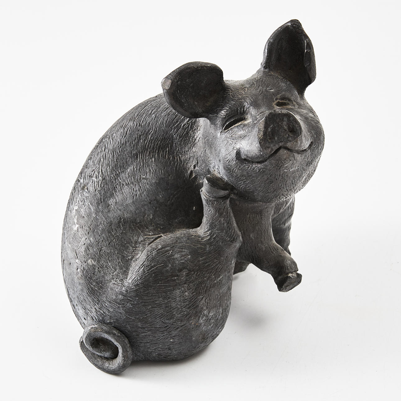 SKULPTUR, i form av gris, samtida.