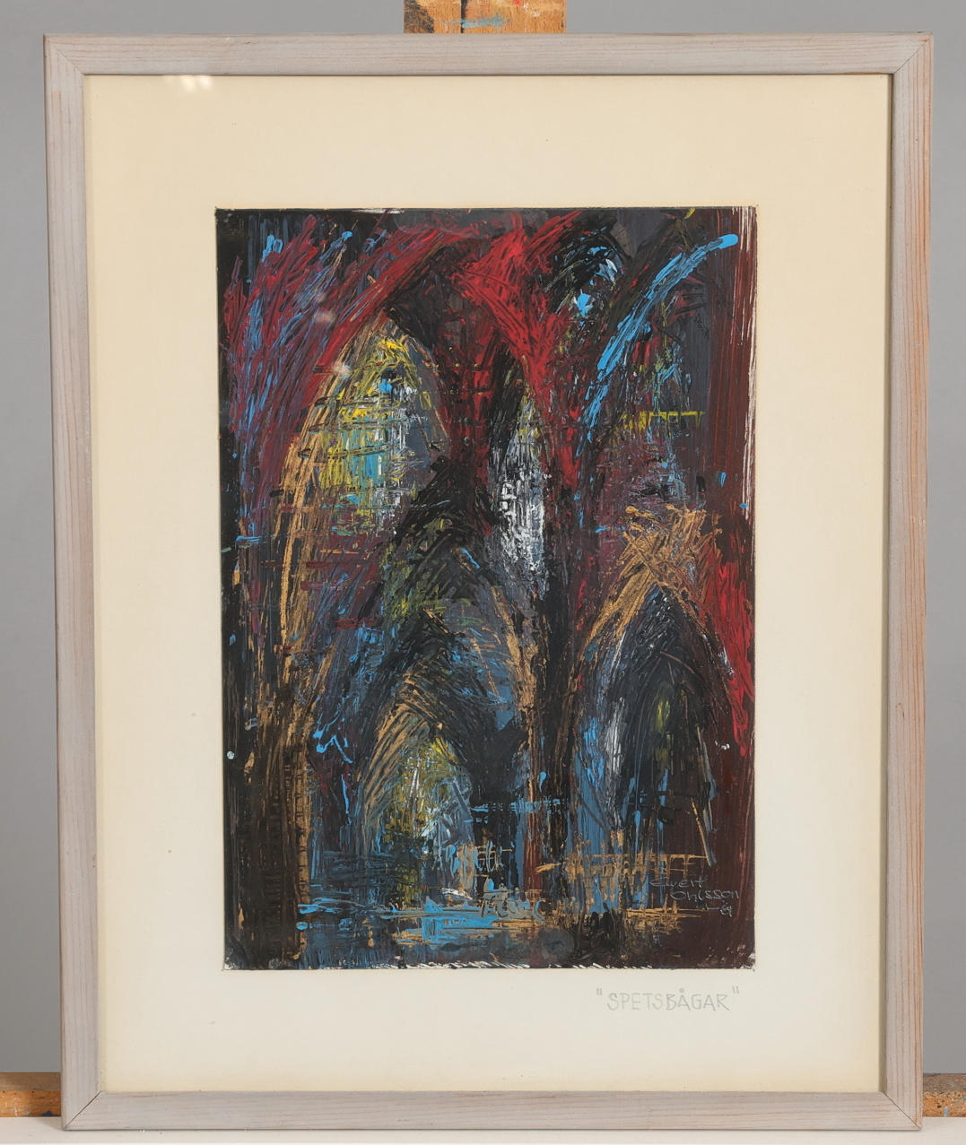 EWERT OHLSSON. PASTELL, signerad.