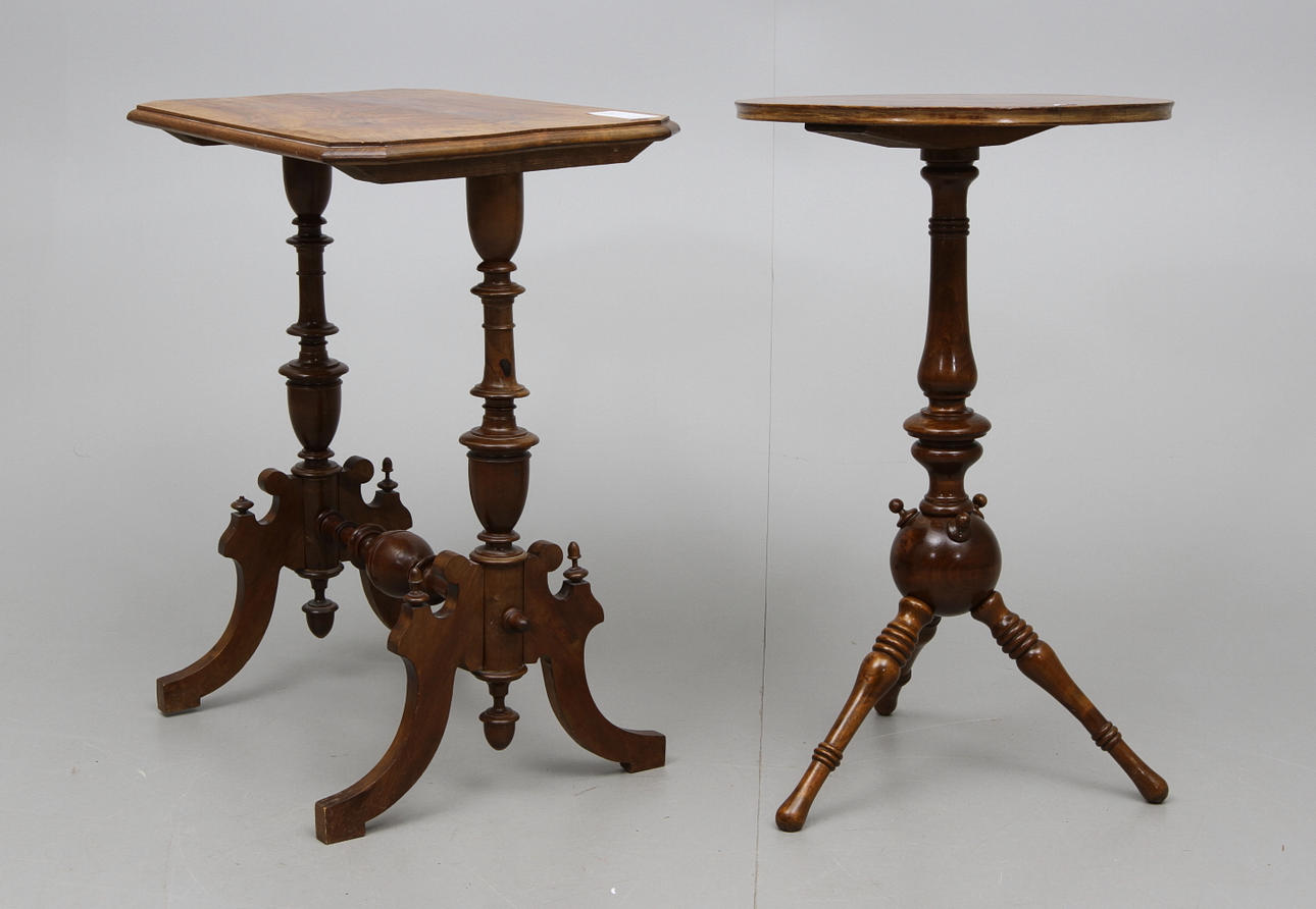 BORD, 2 st, nyrenässans, 1800-talets slut.