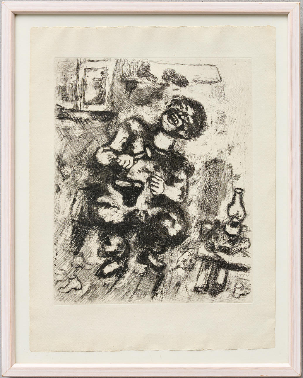 MARC CHAGALL. "Le Cordonnier" (1927).