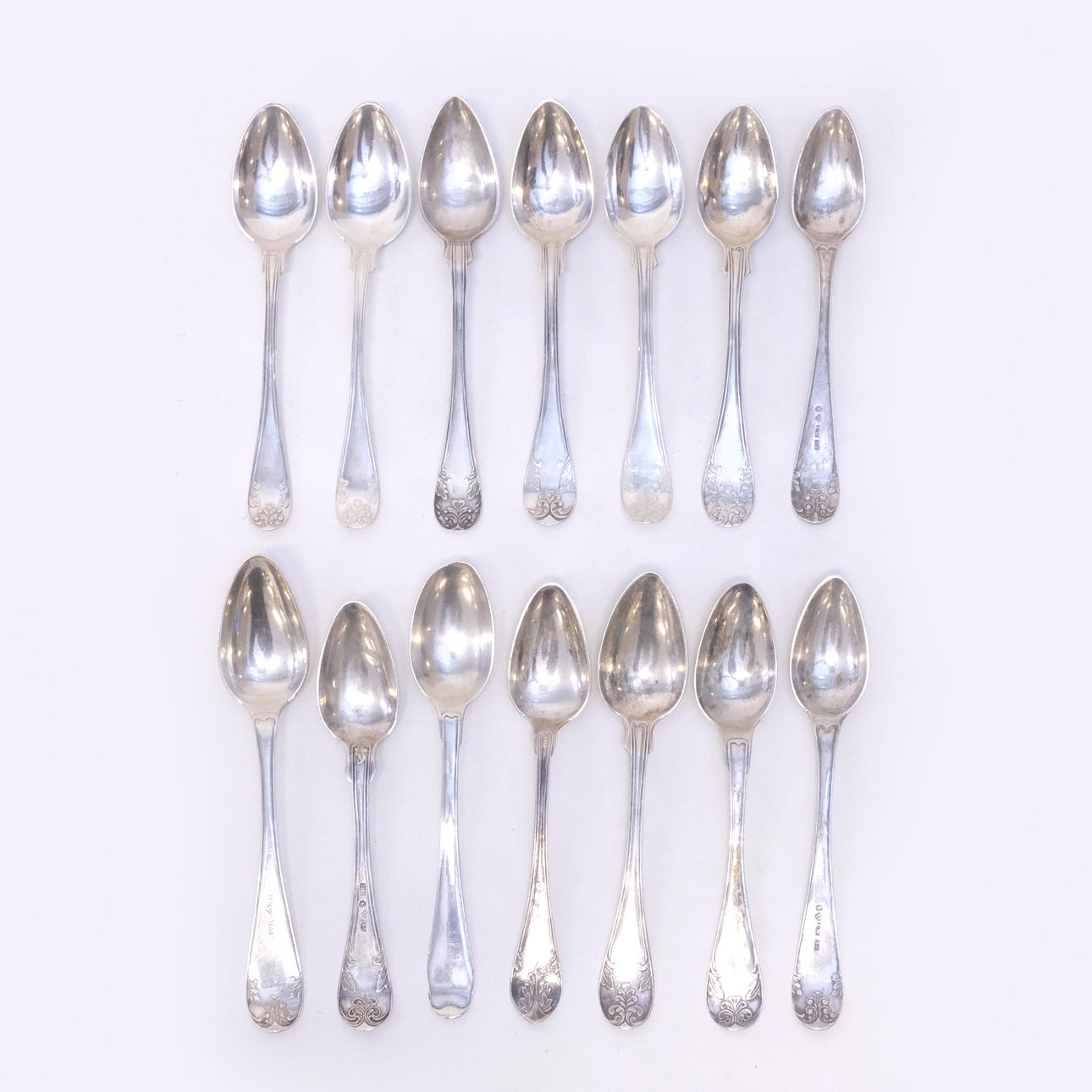 SKEDAR, SILVER, 1700- OCH 1800-TAL, 14 DELAR.