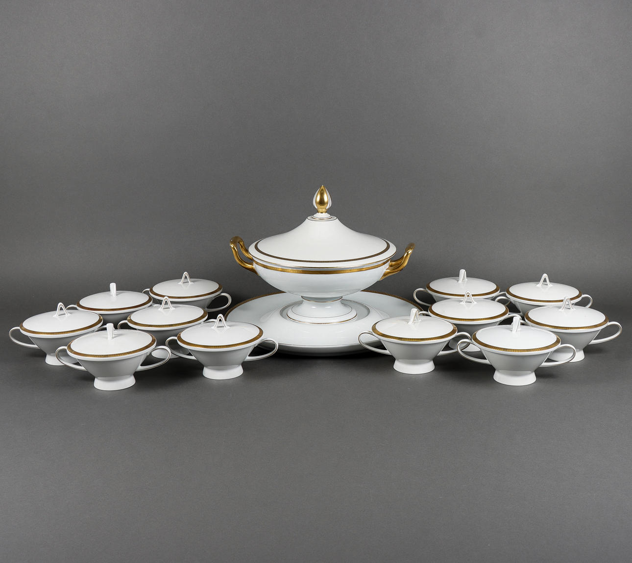 SERVISDELAR 13 stycken, "Josephine", Rosenthal.