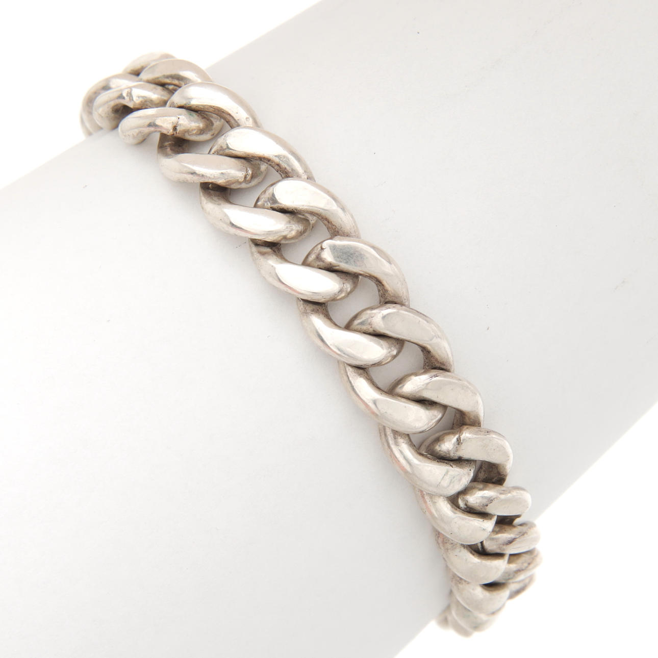 ARMBAND, silver, pansarlänk, vikt 52 gram.