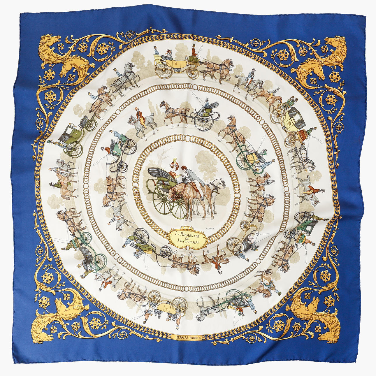 SCARF, "La Promenade de Longchamps", Hermès.