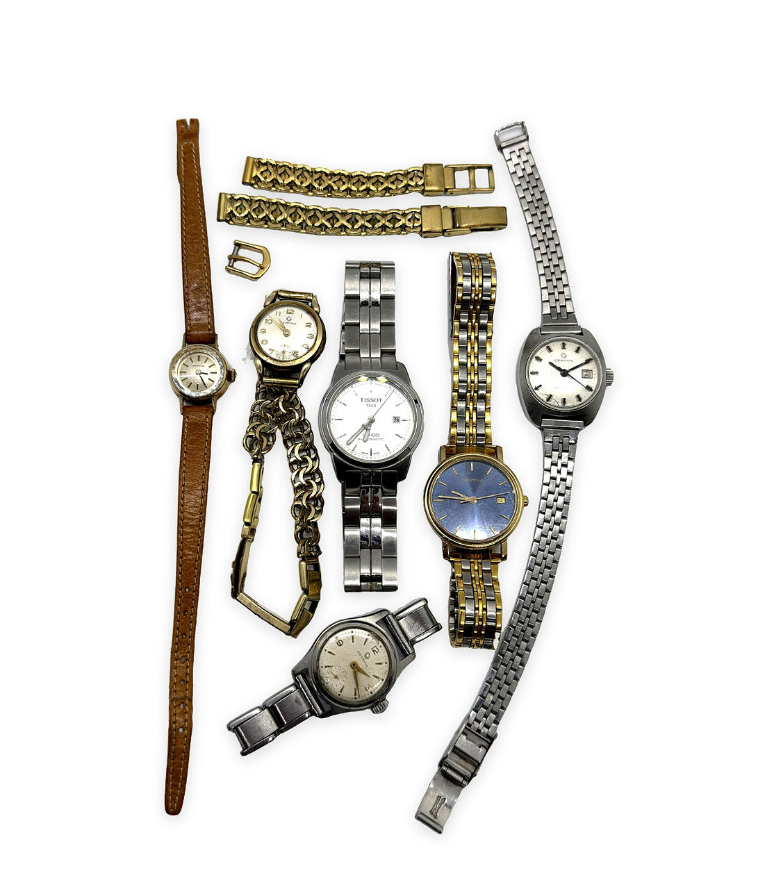 Armbandsur. Tissot PR 100 + Certina 5st.