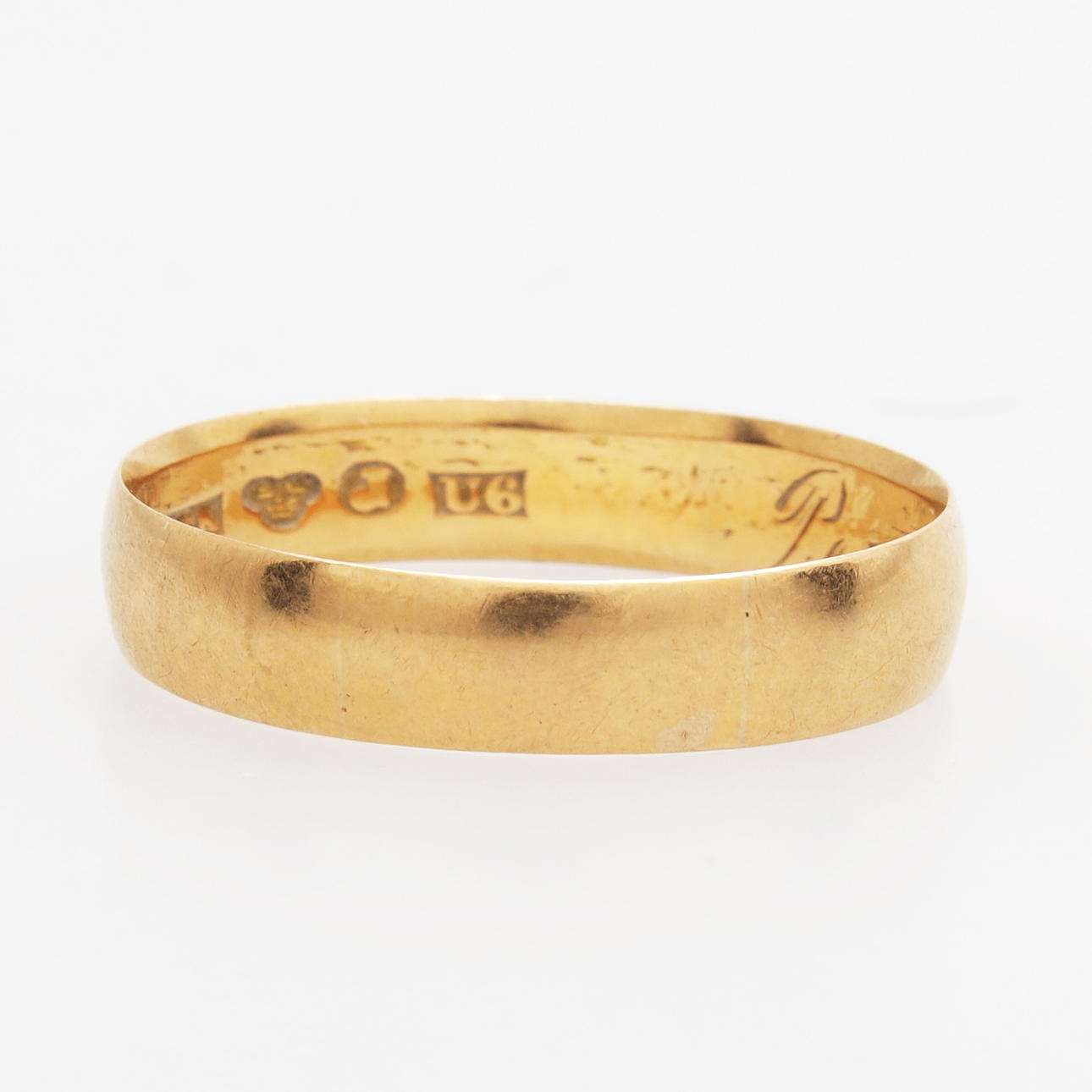 RING, guld 18k, Claes Peter Hedin, Jönköping 1898, vikt 2,81 gram.