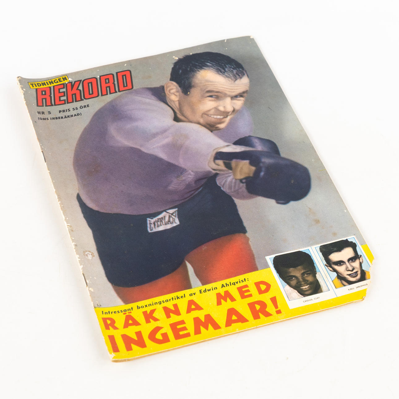 REKORDMAGASINET, nr 5, 1962, Cassius Clay, Tidningen Rekord.