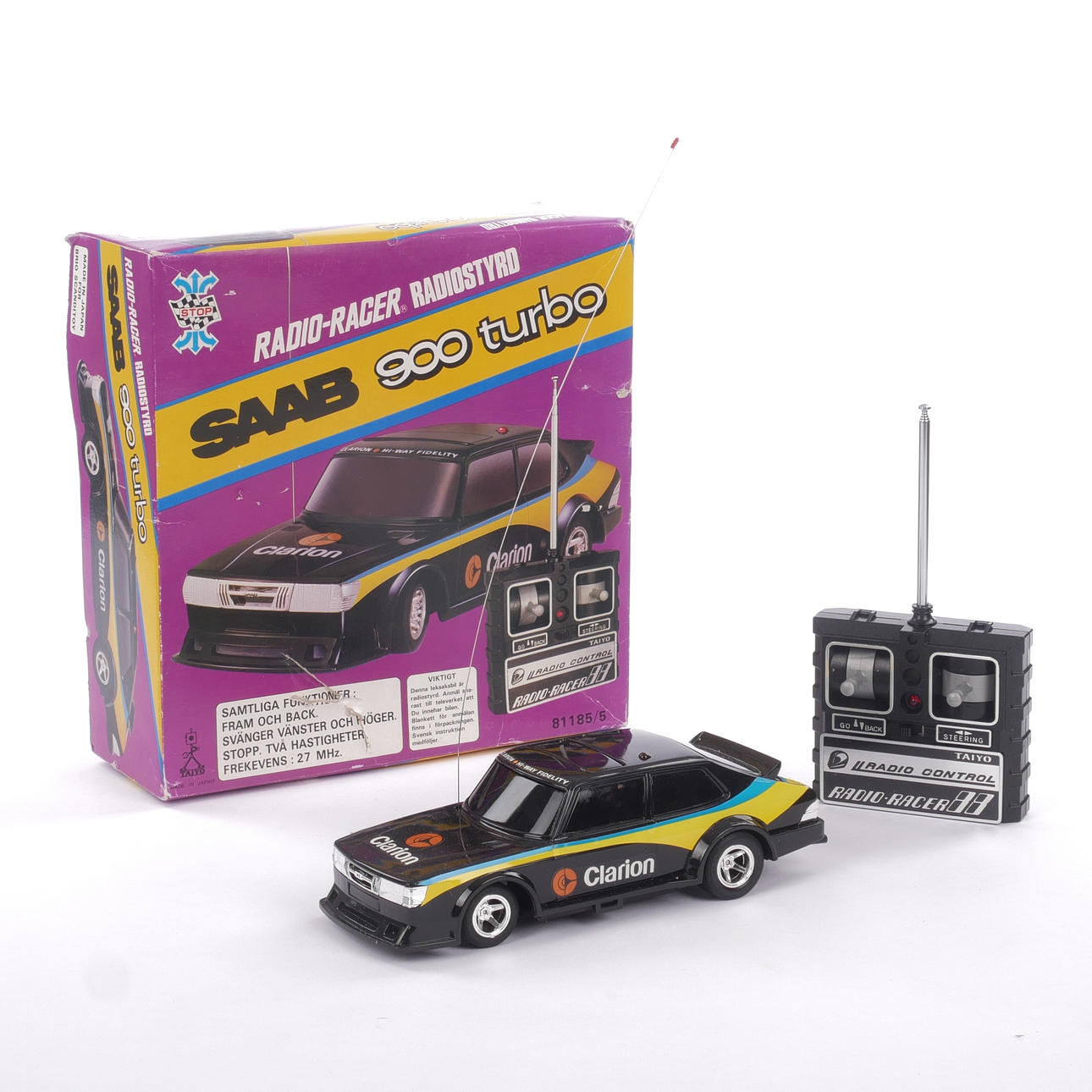 RADIOSTYRD BIL, Saab 900 Turbo, Taiyo, Japan, slutet 1970-talet.