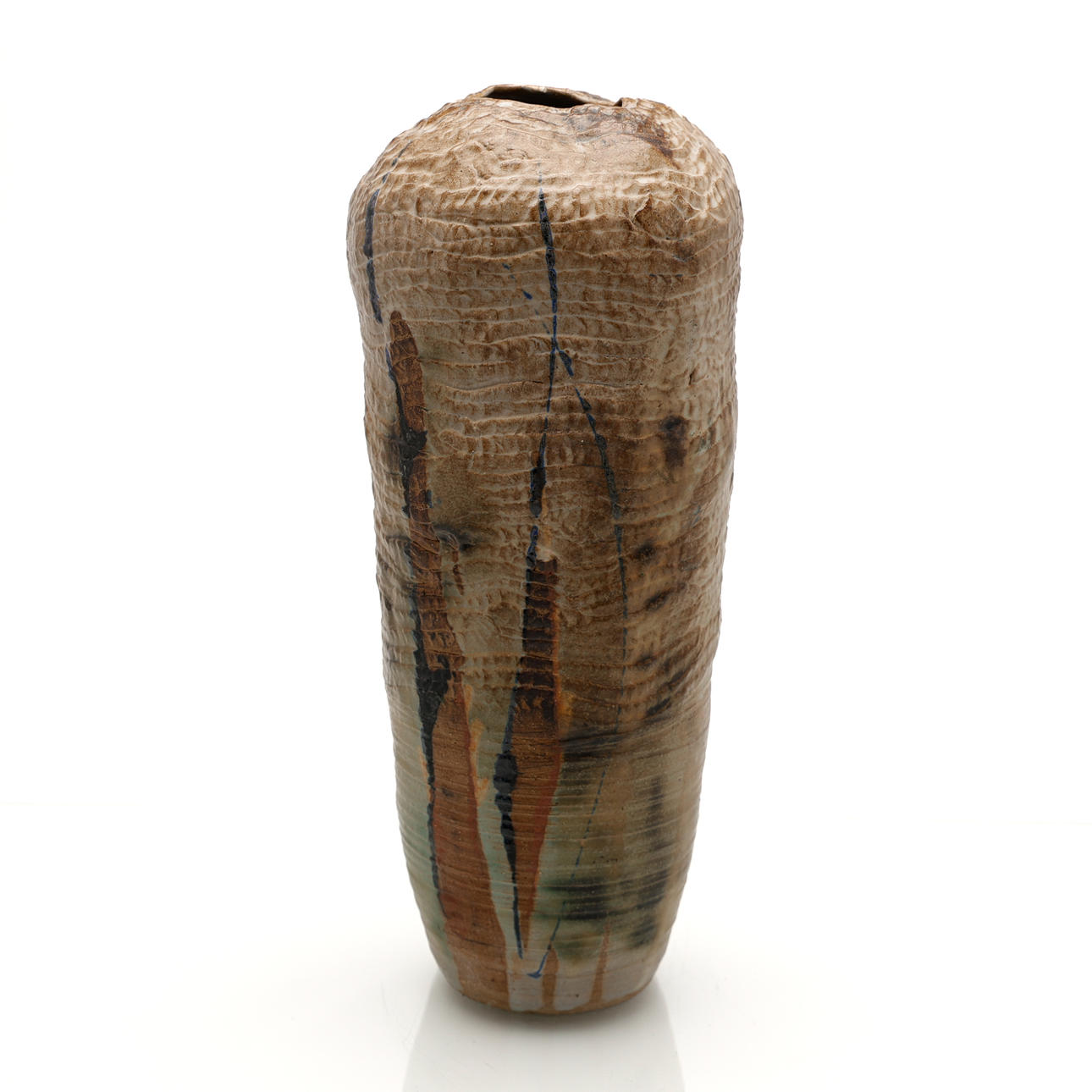 OKÄND KERAMIKER. Floor vase, stoneware.