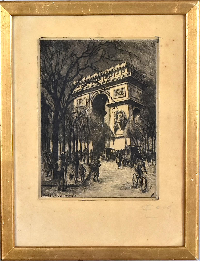 LEROY SCHMALTZ. Etsning.