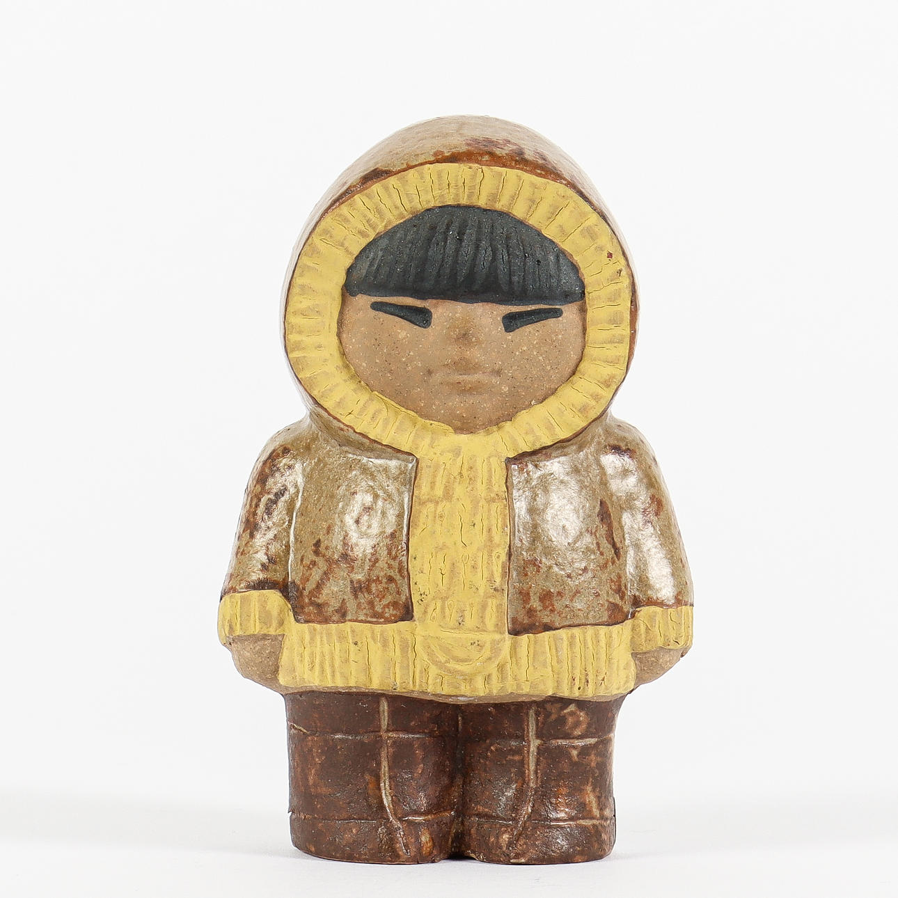 LISA LARSON. Figurin "Nord", stengods, Gustavsberg.