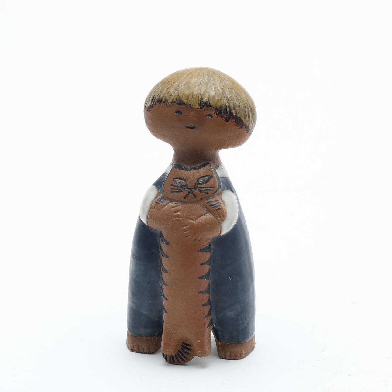 LISA LARSON. Figurin, "Pelle", Gustavsberg.