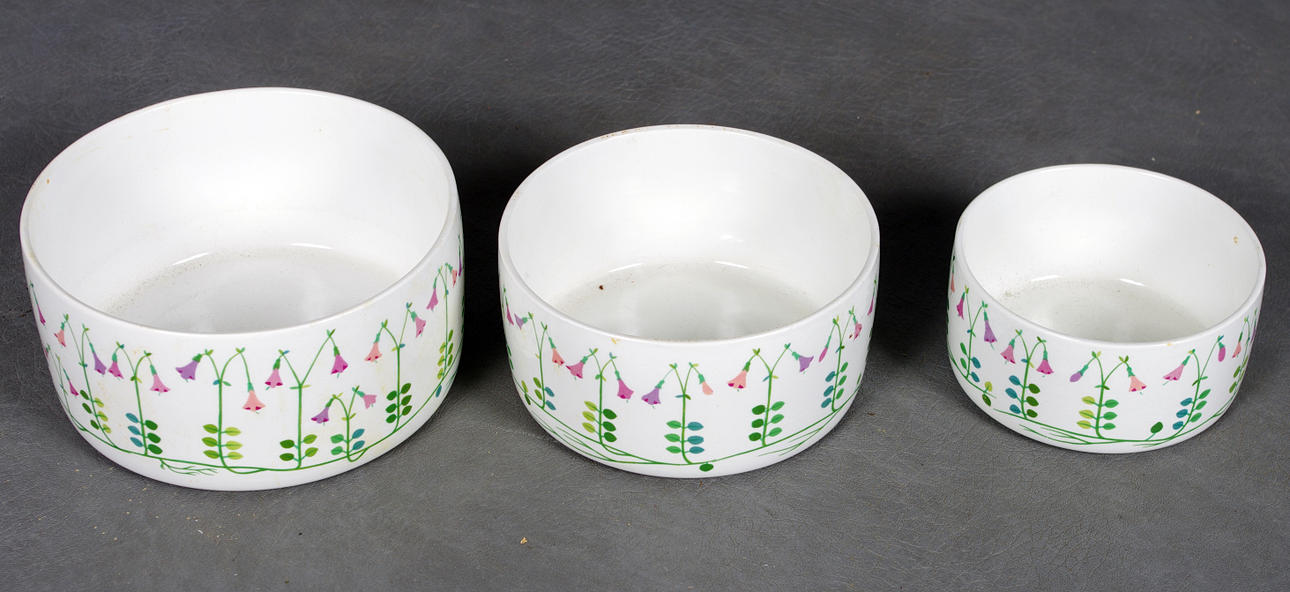 SKÅLAR, 3 stycken, Linnea, Gustavsberg.