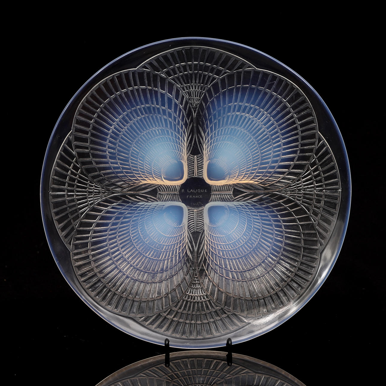 RENÉ LALIQUE. Fat, ”Coquilles”, Lalique, Frankrike, före 1945.