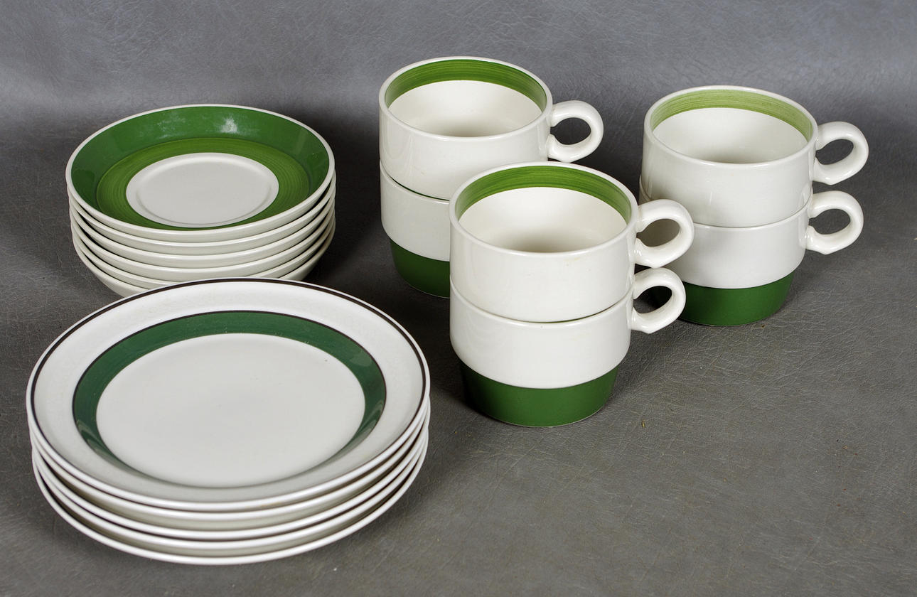 KAFFESERVIS, Gustavsberg samt Rörstrand.