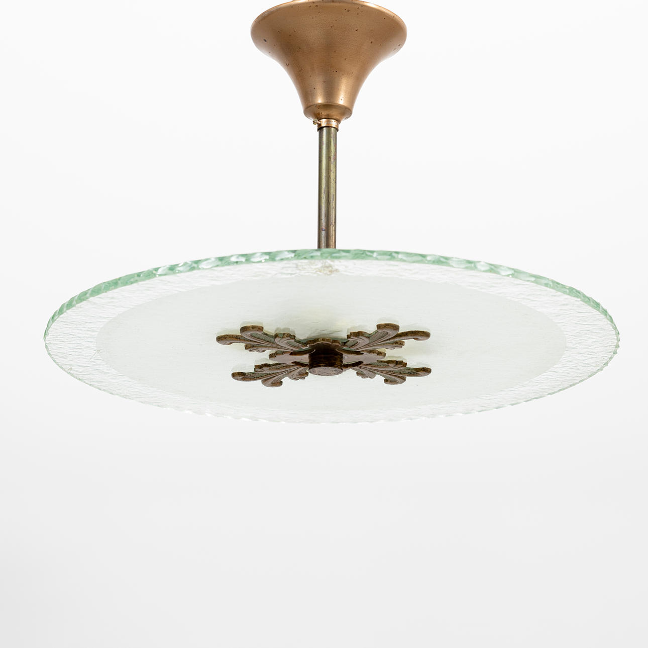 TAKPLAFOND, råglas, Art Deco, 1930-tal.